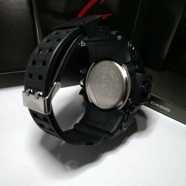 Jam Tangan Gshock GWG1000 Pria Water Resist Renang - Hitam lis Oren