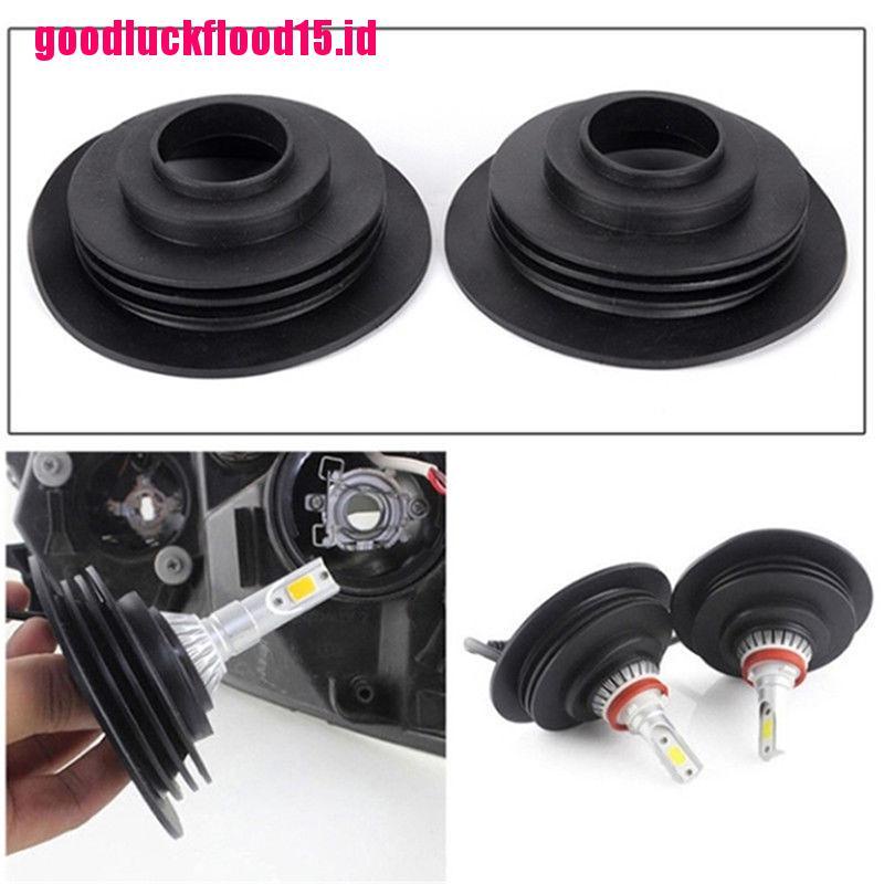 {LUCKID}1X Soft Rubber Dust Cover For Car Auto Headlight Universal LED Light Seal Cap