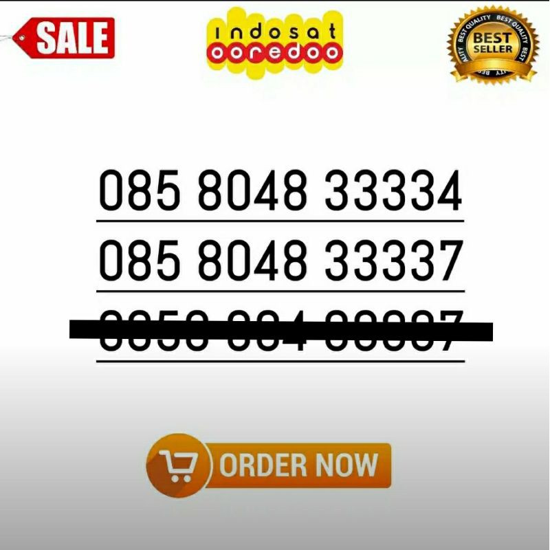 Nomor Cantik Im3 Kwarted Rapi