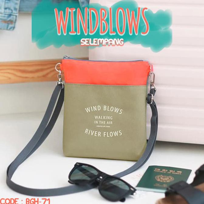 Tas Windblow Selempang Korean Style (Wind Blow Slempang)