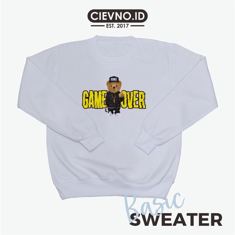 B.SWEATER GAMEOVER (DIGITAL PRINTING) Size M - XXXL