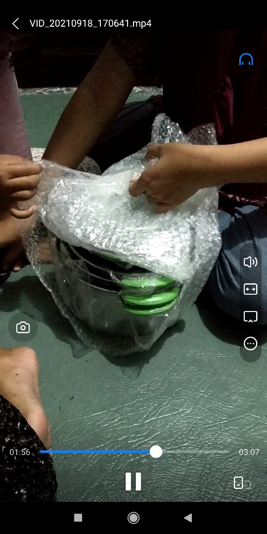 Subron Panci Set Tutup Kaca 5 In 1 Panci Sup Sop Gagang Warna Hijau