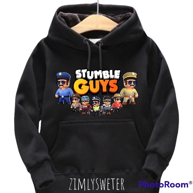Jaket Hoodie Game STUMBLE GUYS KARAKTER POLISI KARTUN Anak Laki Laki / Hodie Anak Laki Laki / Sweate