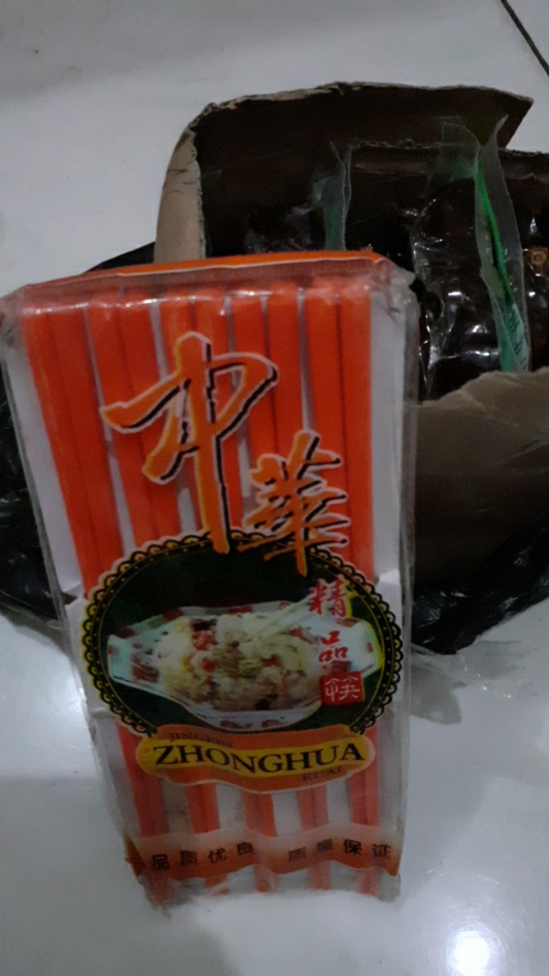 Sumpit Melamin 10 Pasang|sumpit Mie|melamine Chopsticks Merk Zhonghua