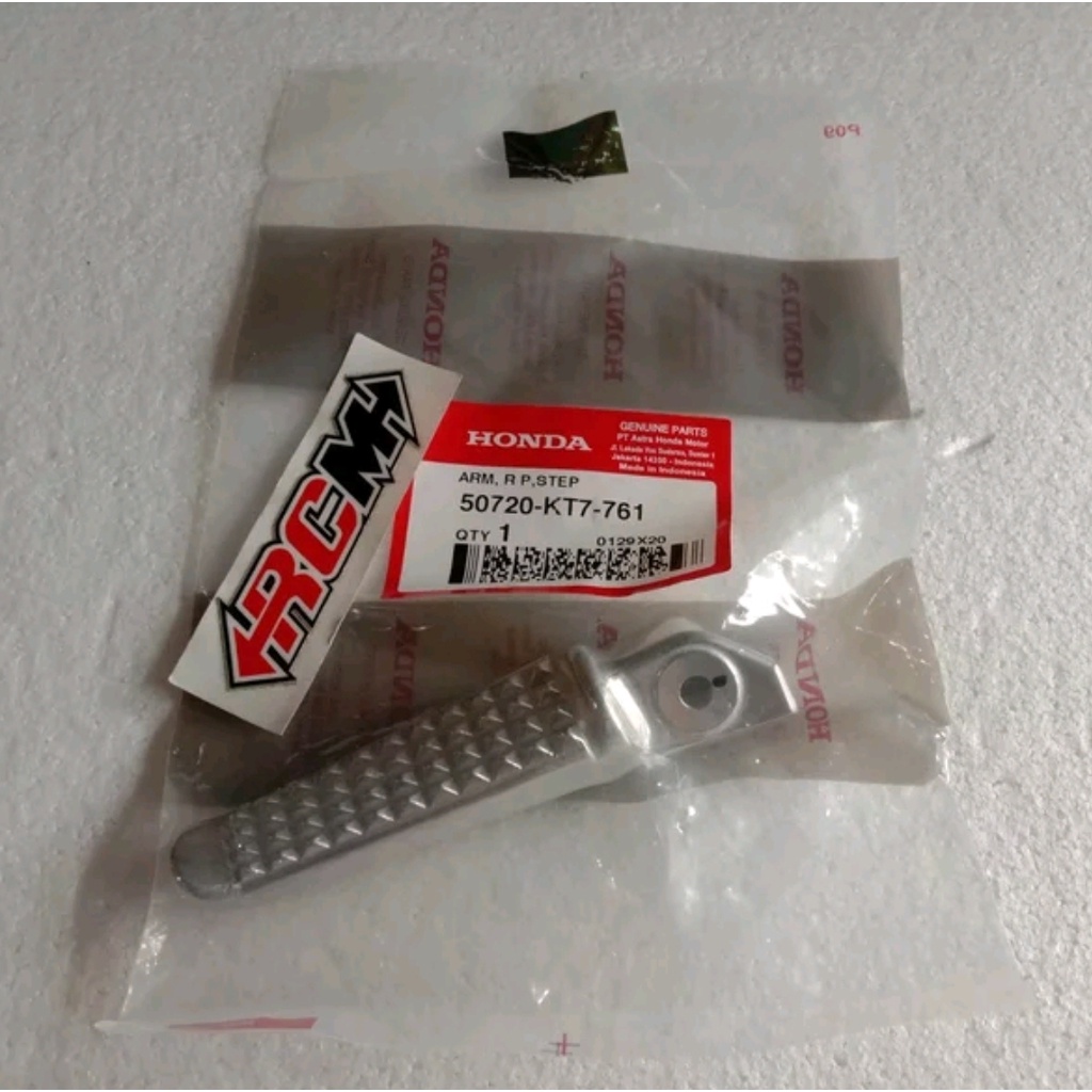 FOOTSTEP PUSH STEP FOOT STEP PIJAKAN KAKI KANAN BELAKANG CB 150 R OLD NEW CB150R LED NEW SONIC 150 S