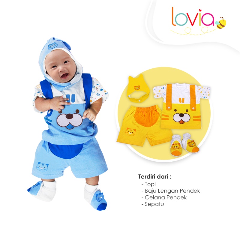 Kiddy Baju Set Bayi / Setelan Bayi Lengkap / Kado Lahiran Komplit / Baju Koko / Baju Lebaran