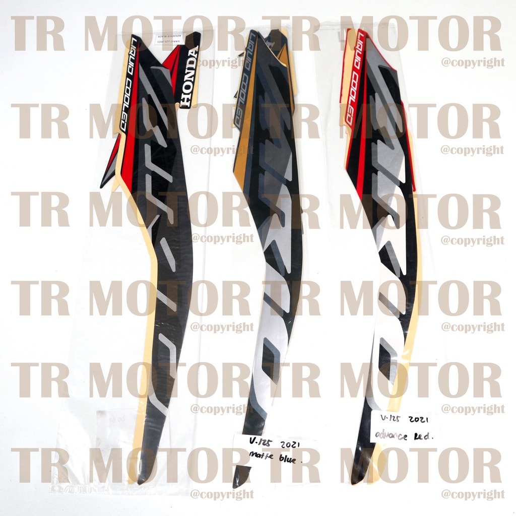 Stiker Motor Vario 125 2021 Sticker Striping Full Set Body Motor