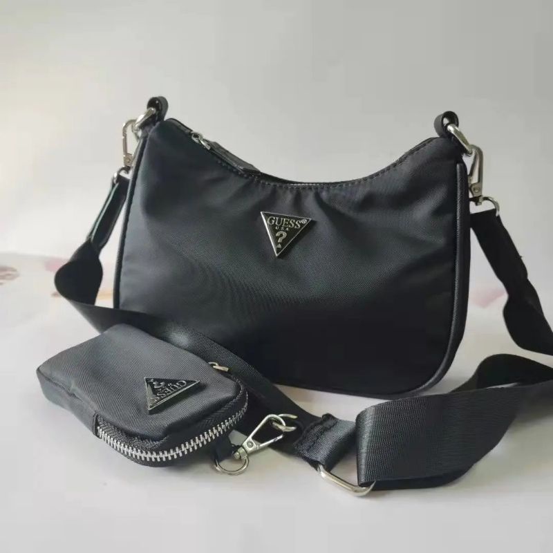 12.12 SALE | GUESSS Nylon 3in1 Shoulder Bag