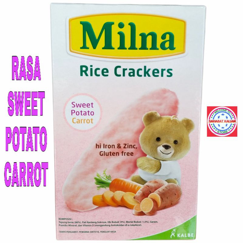 MILNA RICE CRACKERS 20 GRAM