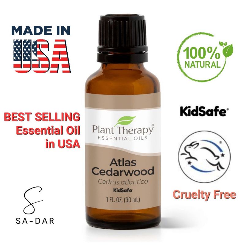 Plant Therapy Atlas Cedarwood Essential Oil