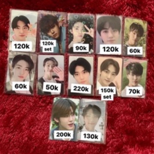 READY STOCK photocard pc jaemin yizhiyu hello future resonance ver 2 miniframe hot sauce fcmm candy 