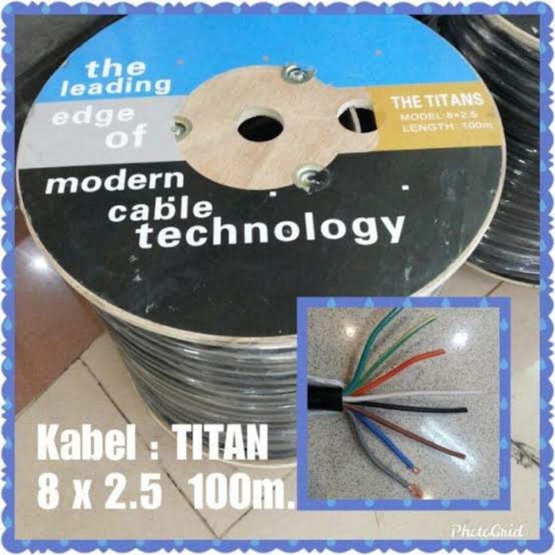 Kabel Speaker Titans 8x2.5 Panjang 50 Meter
