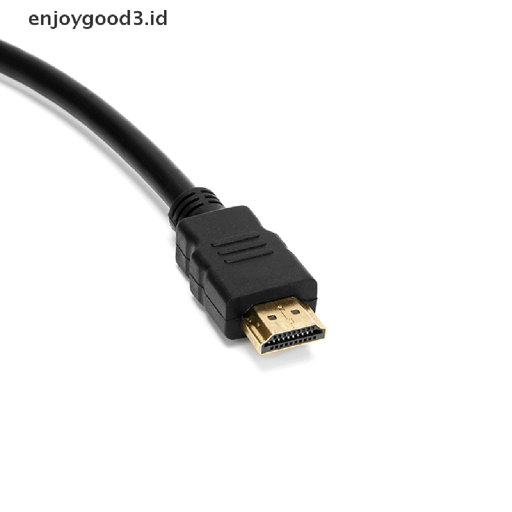 (Rready Stock) Adaptor Splitter Port HDMI 1 Input 2 HD 1080P (ID)