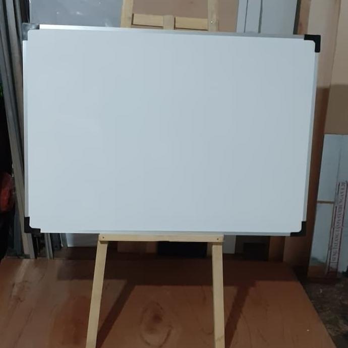 

White board Standing Kayu Segitiga (Non magnetic)