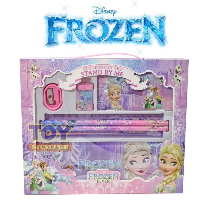 

Set Perlengkapan ATK Alat Tulis Anak Frozen Stationery Set 8002