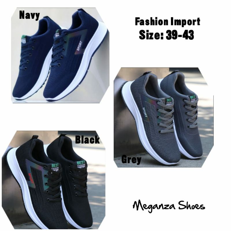 READY SEPATU SPORT LOKAL MEGANZA SHOES UKURAN 30-43 UNISEX/SEPATUWANITA/SEPATUPRIA/SEPATUSPORT/SEPAT