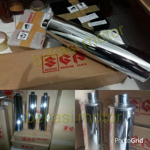 knalpot silencer satria fu lama old ckd ori original
