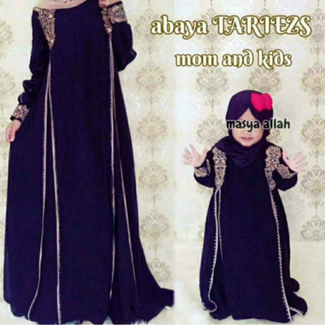 Exclusive Abaya Taris Dewasa dan Anak