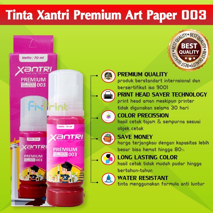 Tinta Art Paper 003 Botol Epsn L1110 1210 L3210 3110 L3150 L3156 L5190