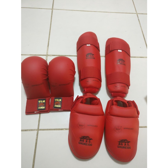 {ninastore} Shureido hand and Leg Protector #WKF approved# Berkualitas