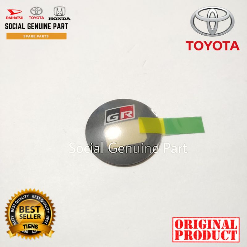 Stiker gr start stop button engine fortuner Gr yaris Gr Original