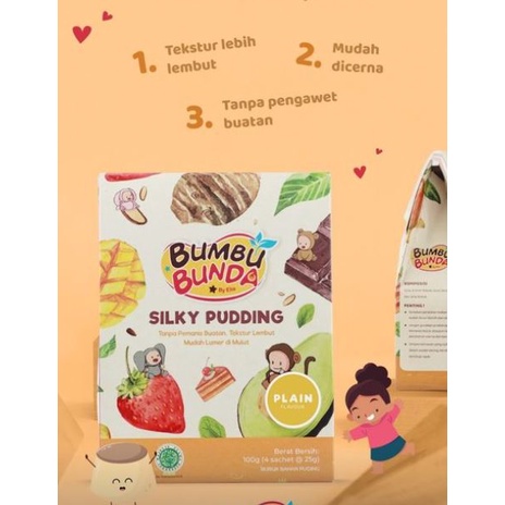 Bumbu Bunda Elia - Silky Pudding Anak / Snack MPASI / Silky Puding / Snack Bayi / Snack Anak / Cemilan Bayi / Cemilan Anak