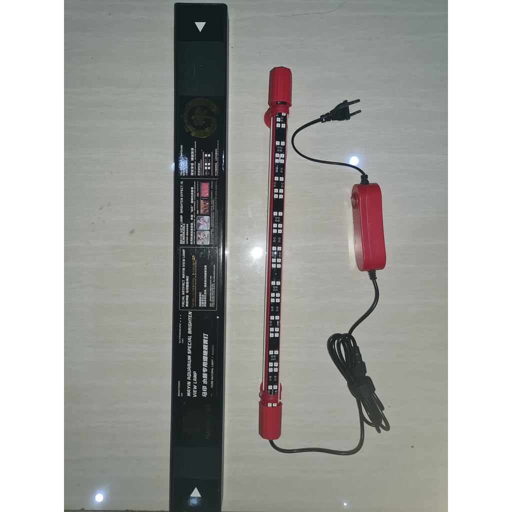 Lampu Aquarium View MAYIN LED 92cm 112cm LAMPU ARWANA