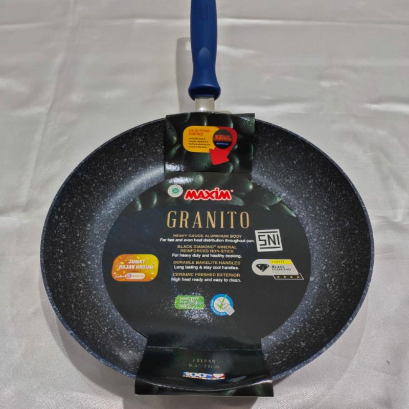 MAXIM GRANITO FRYPAN/ WAJAN UKURAN 20CM,24CM,26CM