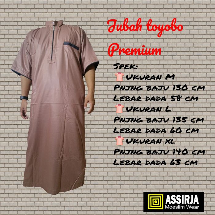 Jubah gamis pria toyobo