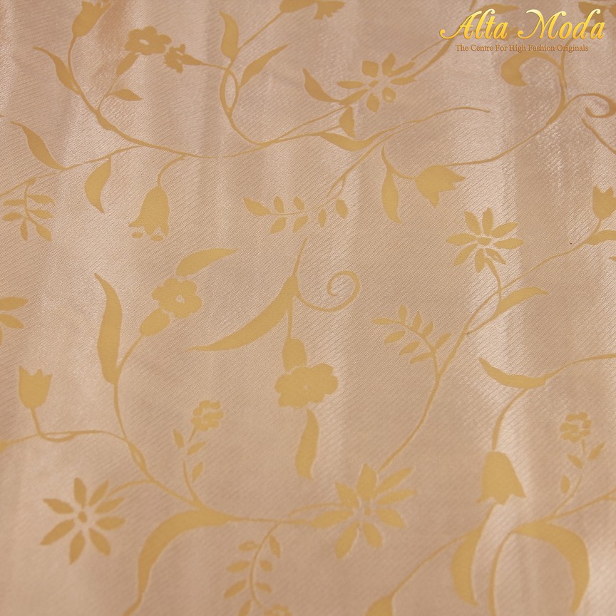 

Alta Moda Saten Jacquard Kuning Motif Bunga (1M)