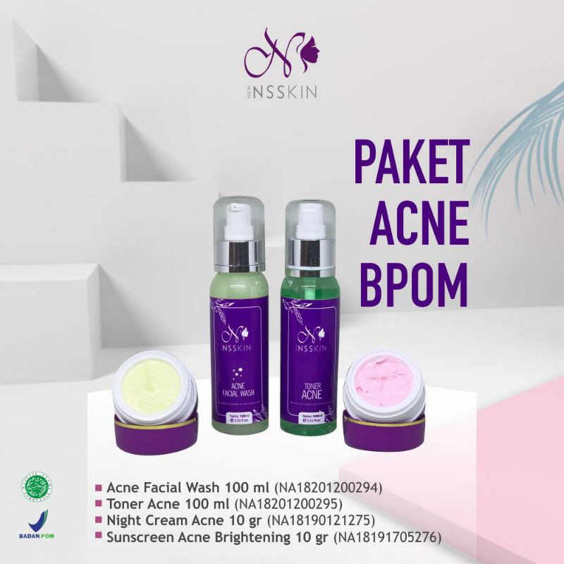 Nsskin reguler Acne BPOM