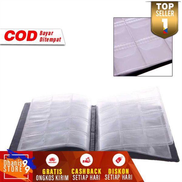 «570¬ Dompet Koin 120 Slot Album Tempat Koleksi Koin Murah