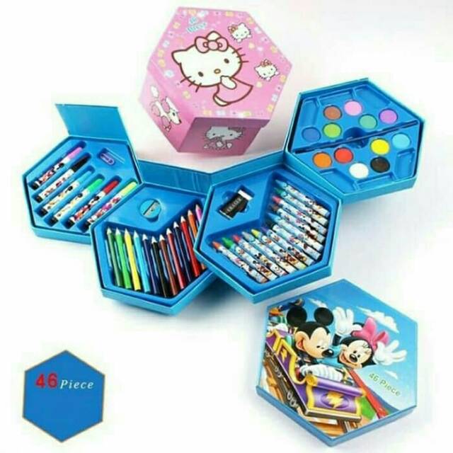 

Back to school Crayon Set 4 In 1 (Isi 46)