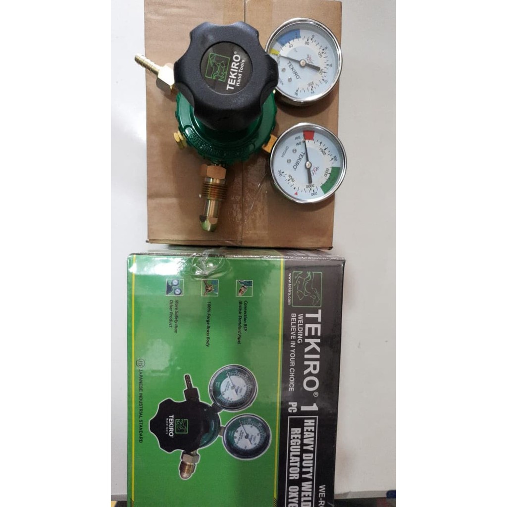 TEKIRO Regulator Las Oksigen HEAVY DUTY Oxygen WELDING Tabung Las