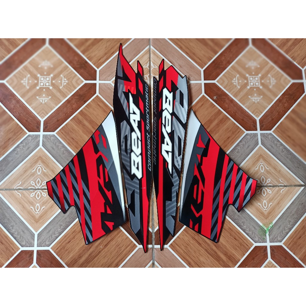 sticker striping motor honda Beat 2022