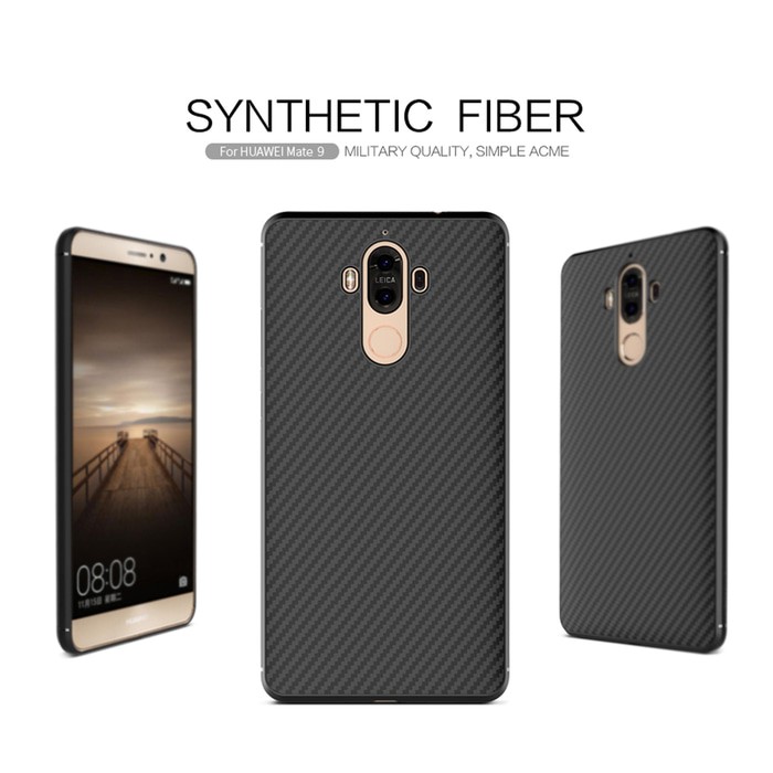 Hard Case HUAWEI Mate 9 NILLKIN Synthetic Fiber Carbon Casing Original