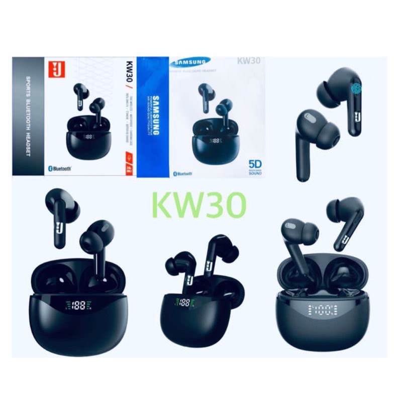 Handsfree headset Earphone Bluetooth Samsung &amp; J KW-30