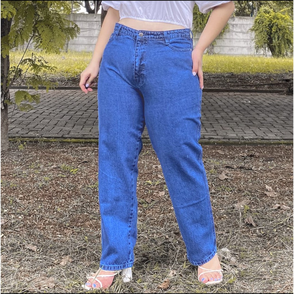 FWR Celana Boyfriend jeans Polos Jumbo