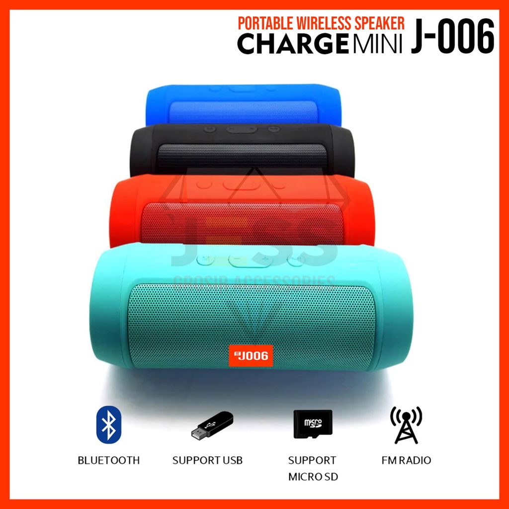 Portable Speaker Bluetooth Music Box Speker Wireless Charge Mini J006