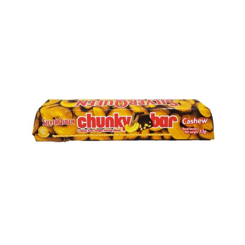 

Silverqueen Chunky Bar Cashew 26Gr