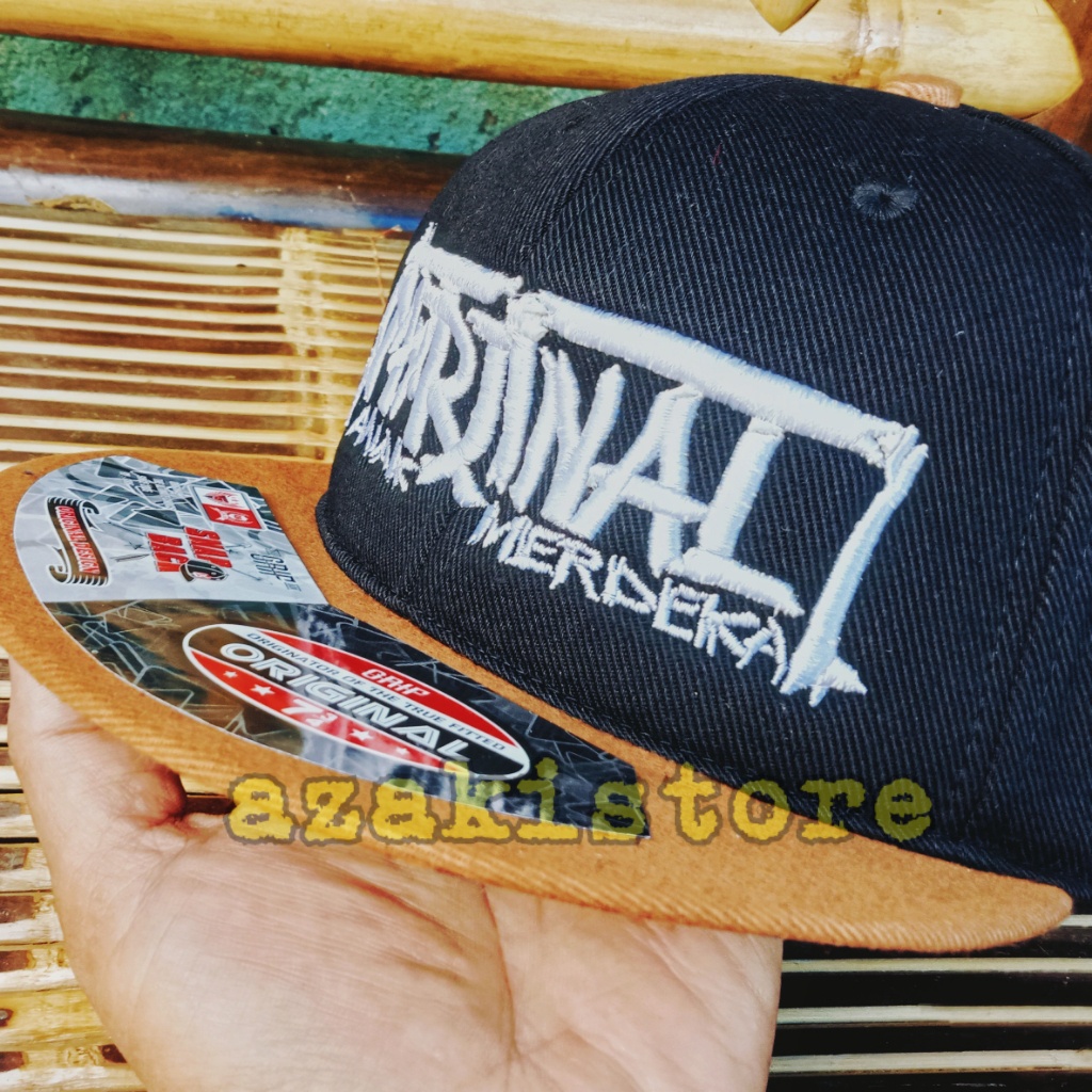 Topi Snapback Bordirmarjinal Kekinian