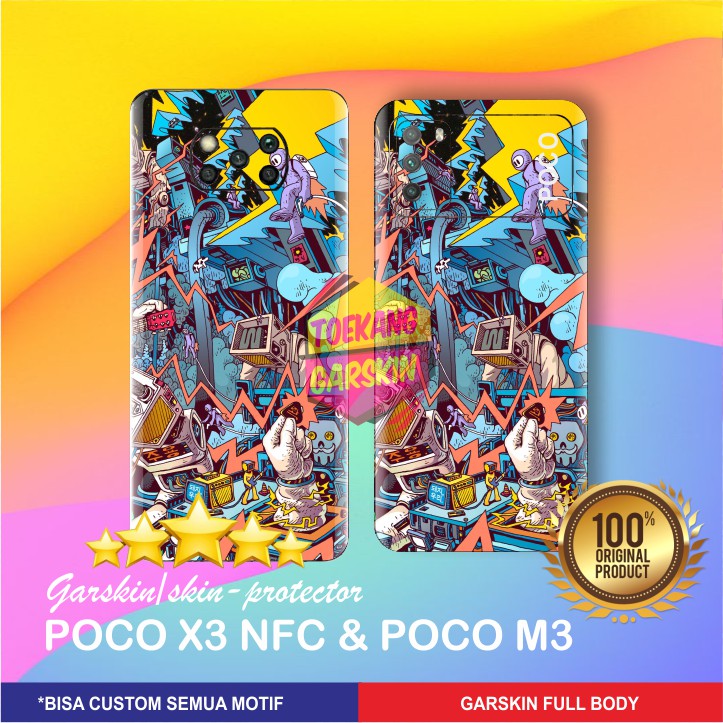 GARSKIN POCO X3 DAN POCO M3 ORIGINAL GARSKIN 010