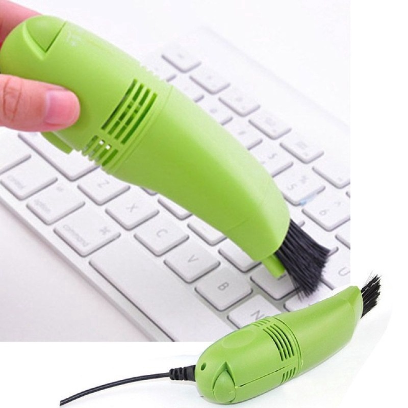 Mini Computer Vacuum USB Keyboard Cleaner PC Laptop Brush Dust Cleaning Kit Tool