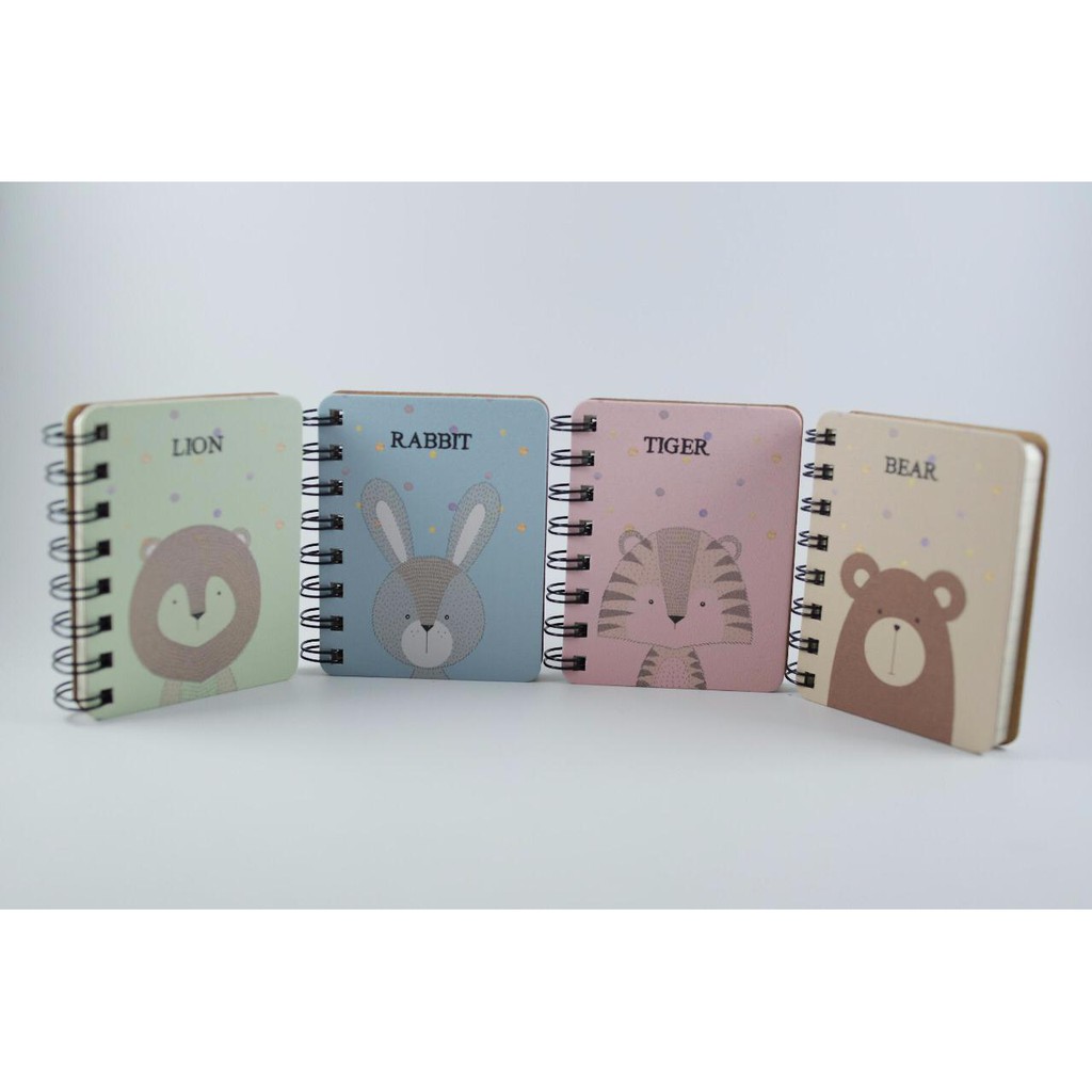 animal notebook/ lion notebook/ rabbit notebook/ tiger notebook/ bear notebook/ mini notebook