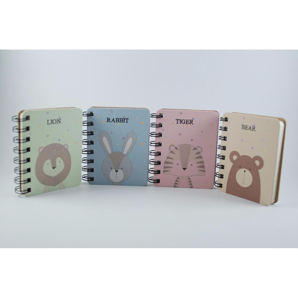 

animal notebook/ lion notebook/ rabbit notebook/ tiger notebook/ bear notebook/ mini notebook