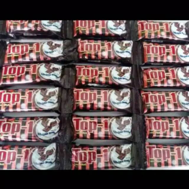 

1 dus snack top berhadiah uang tunai isi 25 pcs