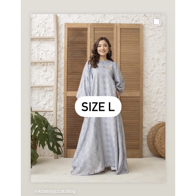 Daphne Dress Cloud Blue L by Wearing Klamby