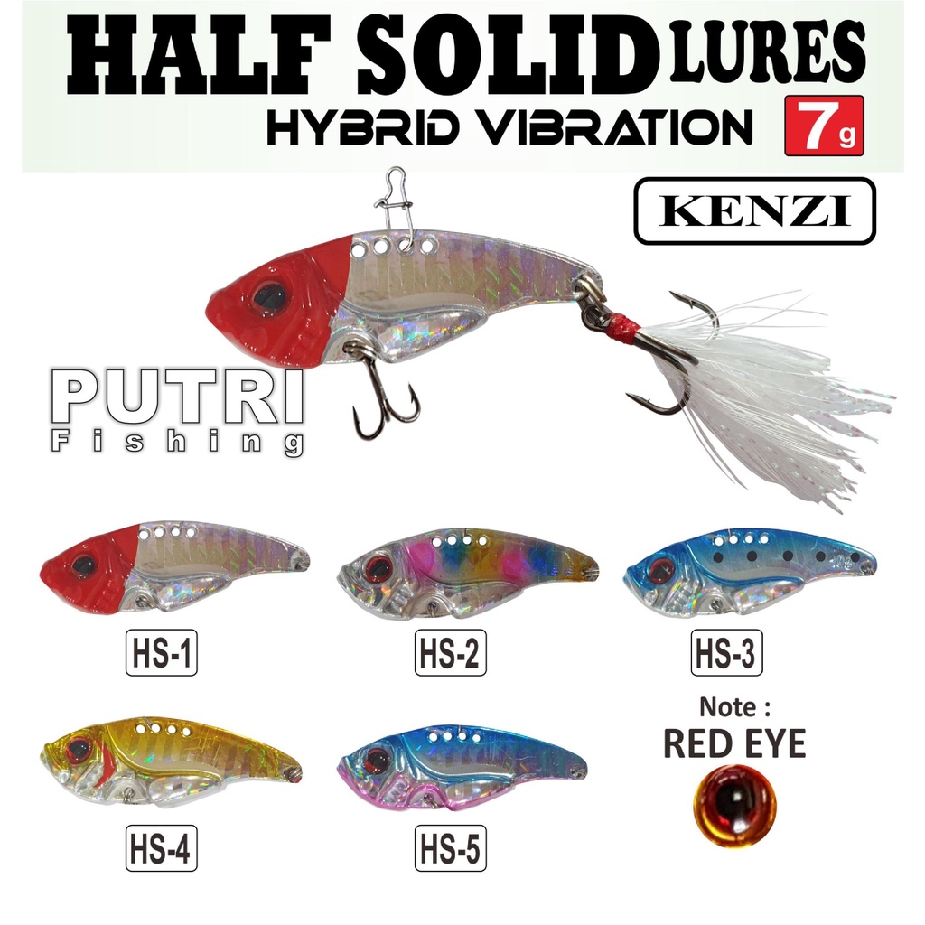 KENZI HALF SOLID LURES HYBRID VIBRATION 7gr 10gr