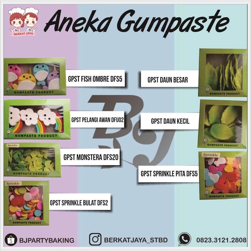 

GUMPASTE CAKE/ HIASAN KUE TART/ GUMPASTE MOTIF/ SPRINKLE MOTIF