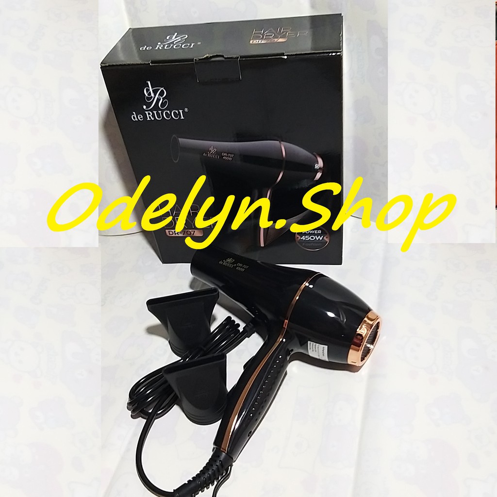 Hairdryer De Rucci DR-707 / FASHION HAIRDRYER DeRucci 100% ORIGINAL